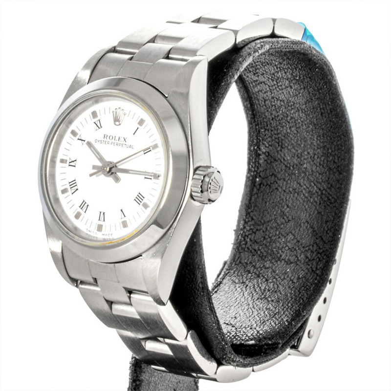 勞力士 ROLEX 76080 A 系列（約 1998-1999 年製造）自動腕錶，白色錶盤，男士-2