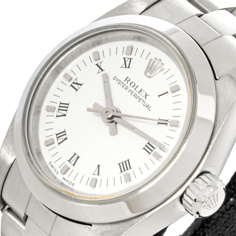 勞力士 ROLEX 76080 A 系列（約 1998-1999 年製造）自動腕錶，白色錶盤，男士-7