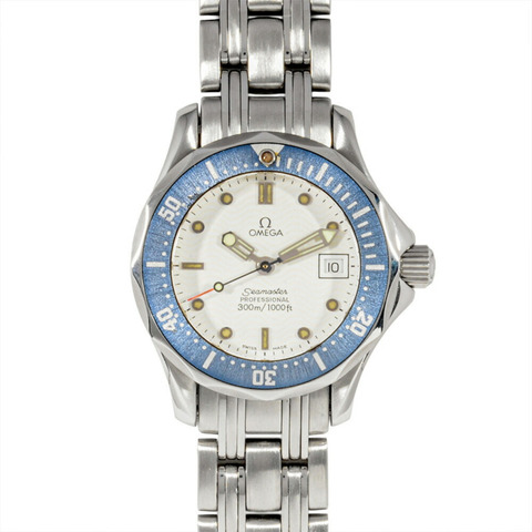 歐米茄海馬系列 2583.20 石英腕錶，白色錶盤，女款