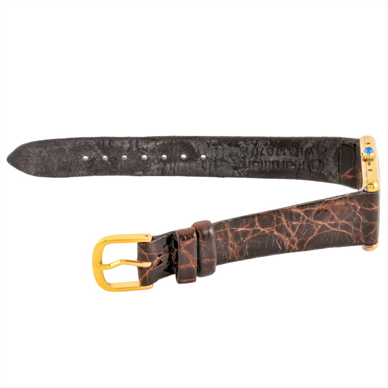 卡地亞 Must Tank LM 鍍金腕錶 590001，石英機芯，象牙色錶盤，女士款-6