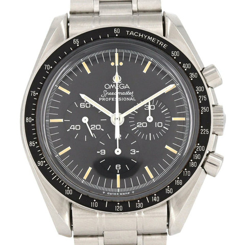 歐米茄超霸專業3590.50 ST145-022不鏽鋼腕錶，手動上鍊