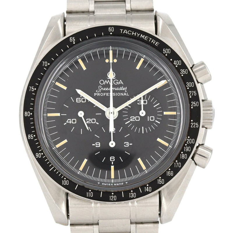 歐米茄超霸專業3590.50 ST145-022不鏽鋼腕錶，手動上鍊-0