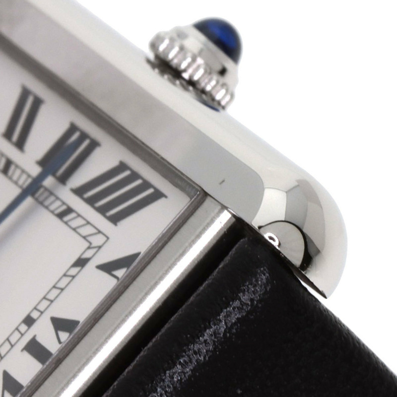 卡地亞 Tank Solo SM WSTA0030 女士精鋼皮革腕錶-14