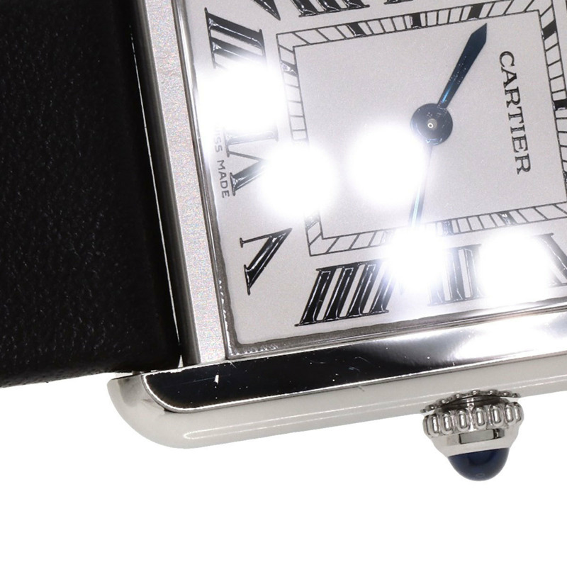 卡地亞 Tank Solo SM WSTA0030 女士精鋼皮革腕錶-16