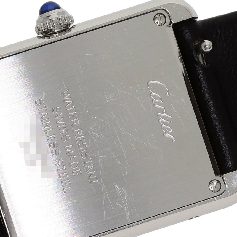 卡地亞 Tank Solo SM WSTA0030 女士精鋼皮革腕錶-24