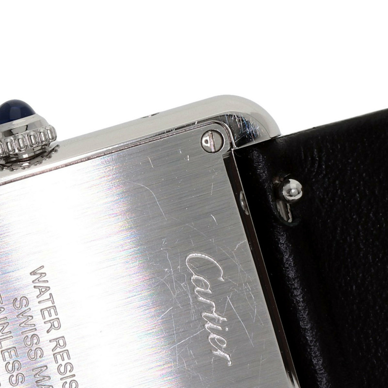 卡地亞 Tank Solo SM WSTA0030 女士精鋼皮革腕錶-26