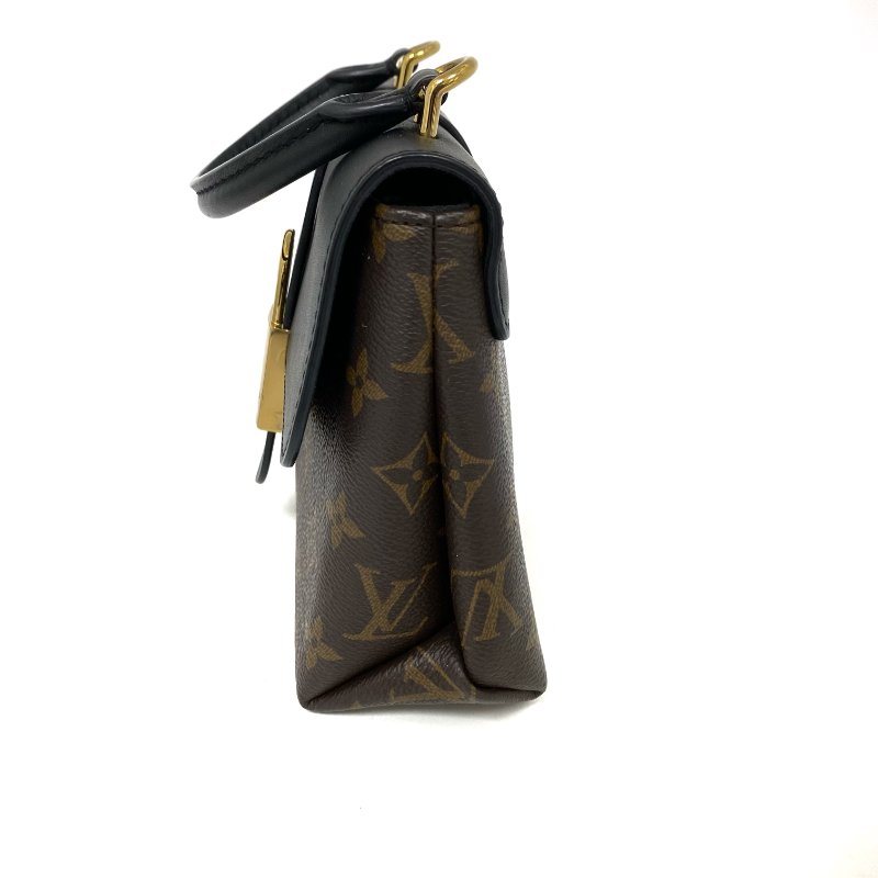 △ Louis Vuitton 路易威登 Brown, Black Calfskin Coated Canvas Monogram 2Way Bag M44141 啡色, 黑色小牛皮塗層帆布經典花紋兩用袋 M44141 -257023538-4