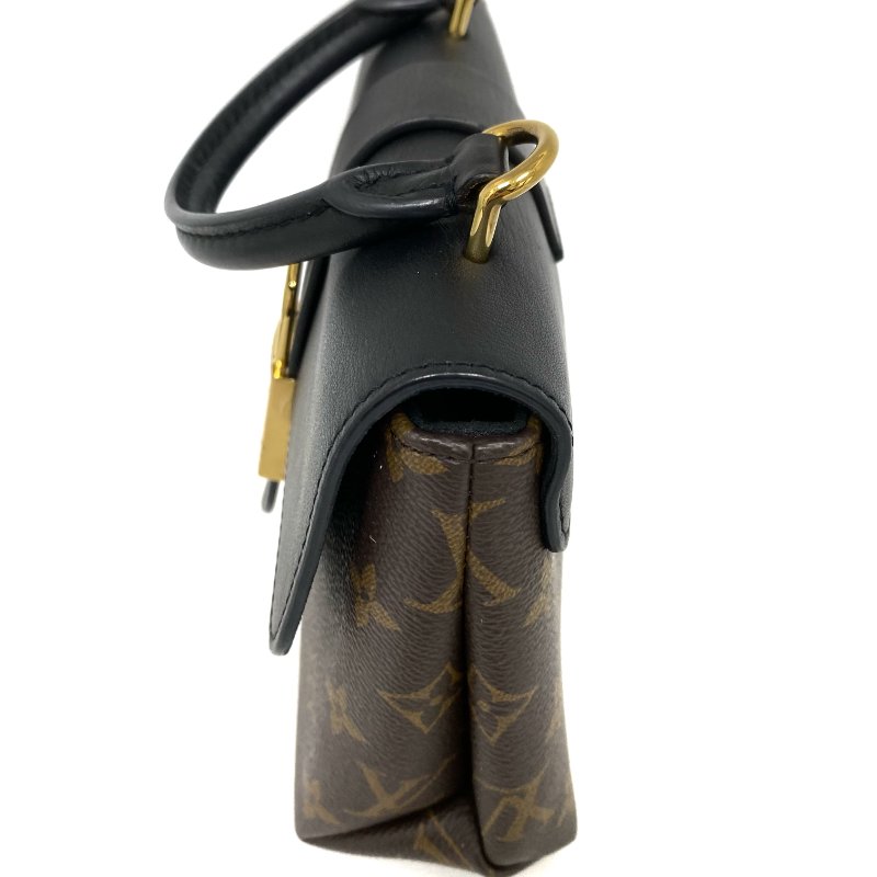 △ Louis Vuitton 路易威登 Brown, Black Calfskin Coated Canvas Monogram 2Way Bag M44141 啡色, 黑色小牛皮塗層帆布經典花紋兩用袋 M44141 -257023538-6