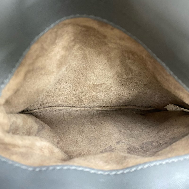 ☆ Bottega Veneta 寶緹嘉 Gray Lambskin Chain Shoulder Bag 灰色小羊皮鏈條肩背袋 - 257023789-14