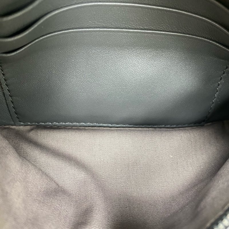 ☆ Bottega Veneta 寶緹嘉 Gray Lambskin Chain Shoulder Bag 灰色小羊皮鏈條肩背袋 - 257023789-17