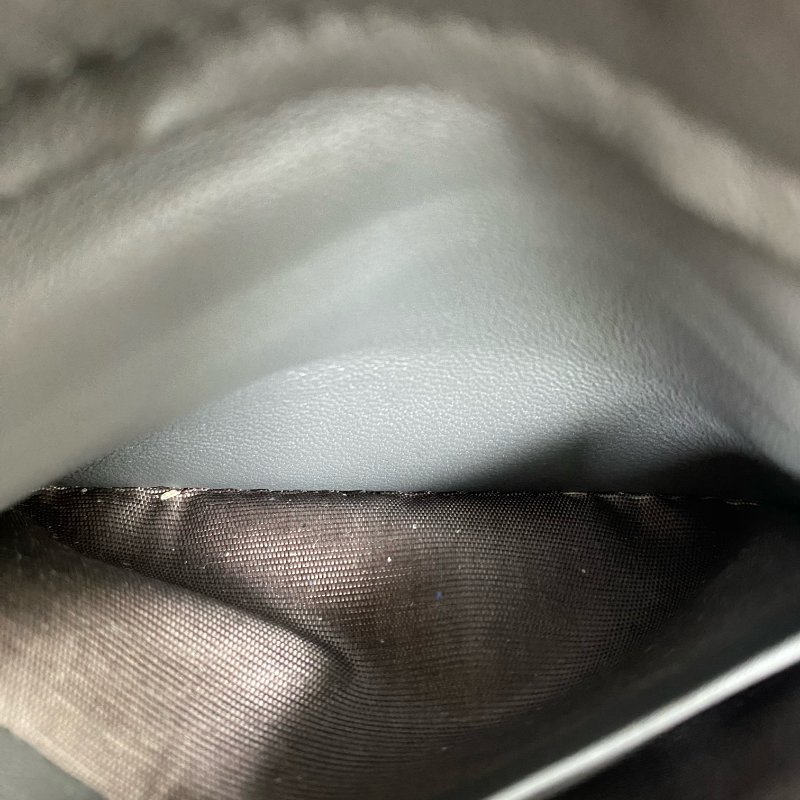 ☆ Bottega Veneta 寶緹嘉 Gray Lambskin Chain Shoulder Bag 灰色小羊皮鏈條肩背袋 - 257023789-18