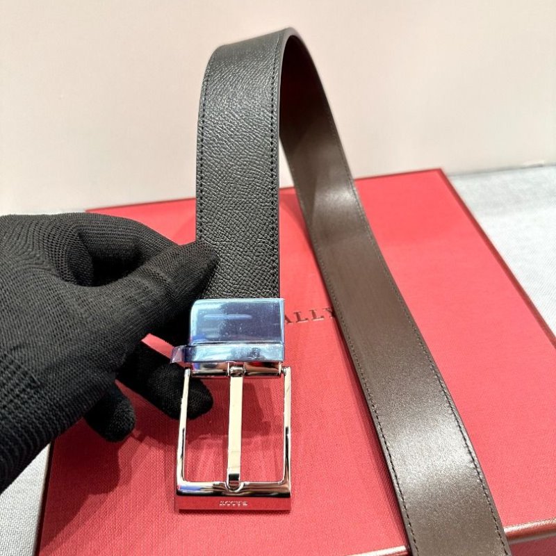 Bally Embossed Leather(Size 110) Wallet & Belt Gift Box for Men in Black/Brown - 6238974-F110-3