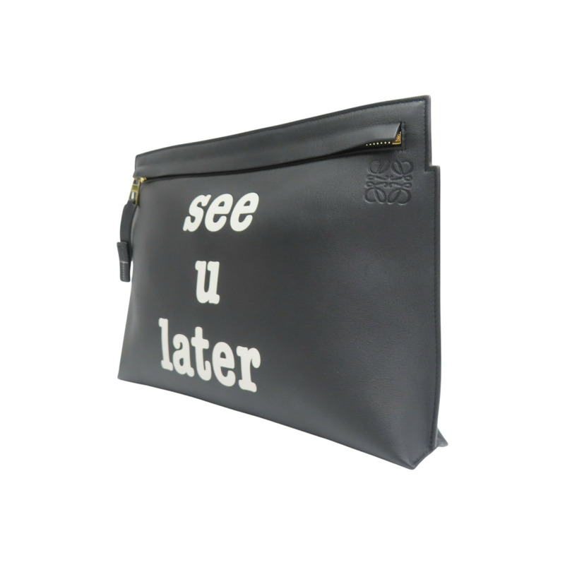 黑色 牛皮 手拿包【LOEWE 羅威】-2