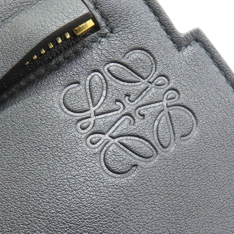 黑色 牛皮 手拿包【LOEWE 羅威】-8