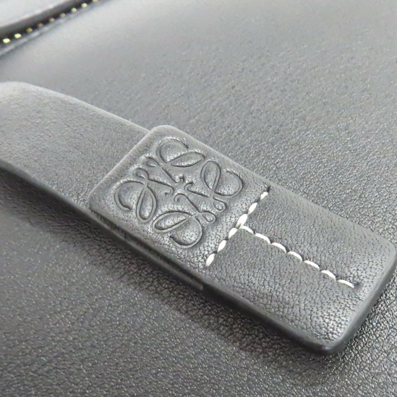 黑色 牛皮 手拿包【LOEWE 羅威】-9