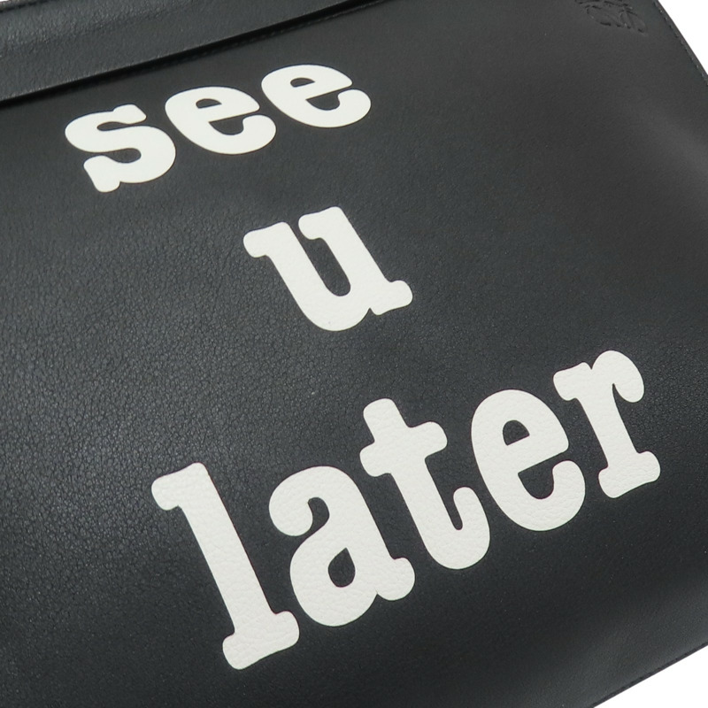 黑色 牛皮 手拿包【LOEWE 羅威】-10