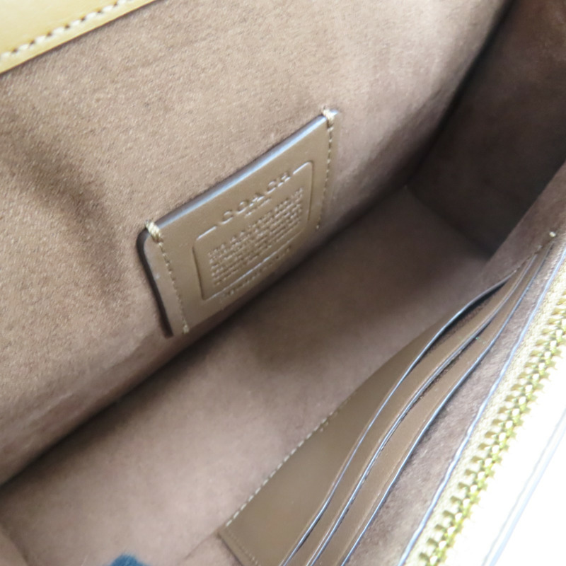 卡其色 帆布 牛皮 Brynn Flap Crossbody 肩背包 CA529【COACH 寇馳】 CA529-4