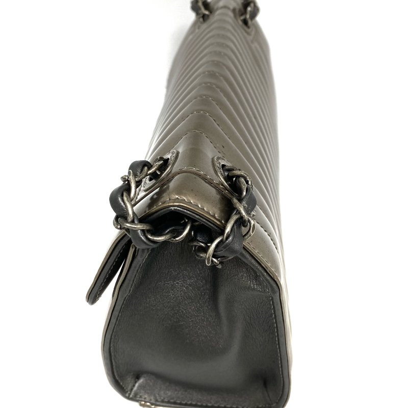 △ Chanel 香奈兒 Bronze Smooth Calfskin Ruthenium-Finish Metal Chain Shoulder Bag No.16 A67183 銅色光滑小牛皮鍍釕金屬鏈條肩背袋 No.16 A67183 -257023311-5