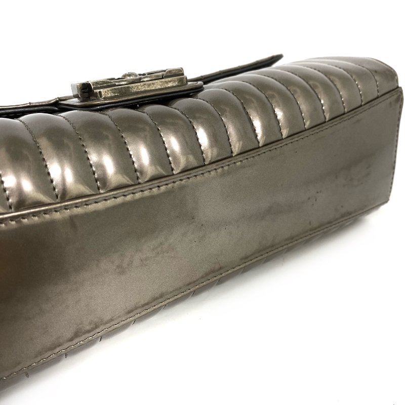 △ Chanel 香奈兒 Bronze Smooth Calfskin Ruthenium-Finish Metal Chain Shoulder Bag No.16 A67183 銅色光滑小牛皮鍍釕金屬鏈條肩背袋 No.16 A67183 -257023311-10