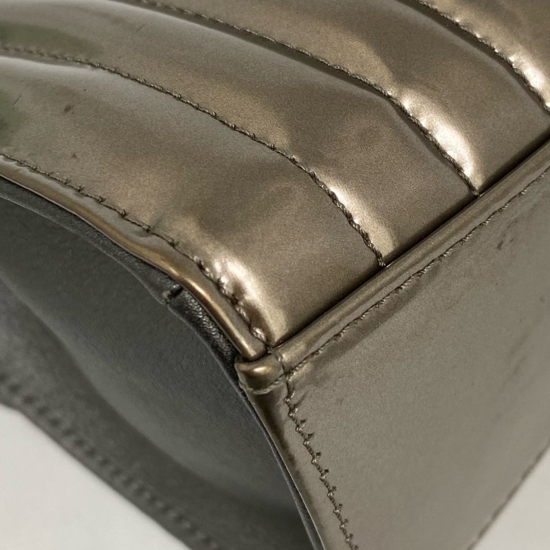 △ Chanel 香奈兒 Bronze Smooth Calfskin Ruthenium-Finish Metal Chain Shoulder Bag No.16 A67183 銅色光滑小牛皮鍍釕金屬鏈條肩背袋 No.16 A67183 -257023311-14