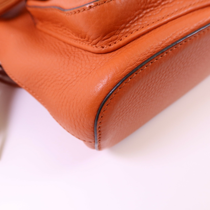 GUCCI 牛皮皮革Backpack銀扣背包-11