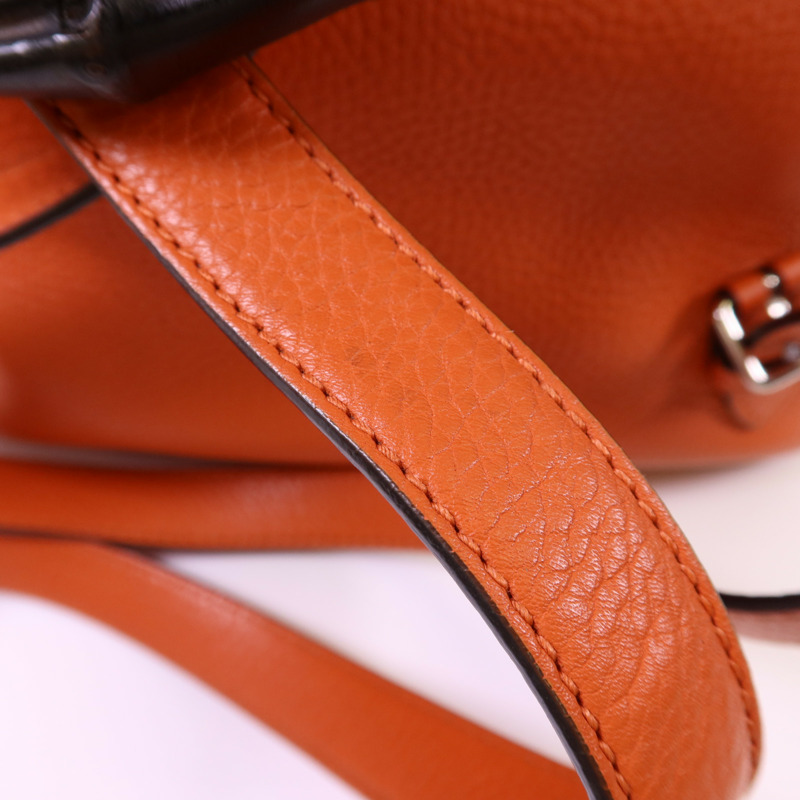 GUCCI 牛皮皮革Backpack銀扣背包-16