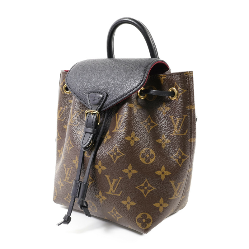 LOUIS VUITTON Monogram Montsouris BB金扣背包-2