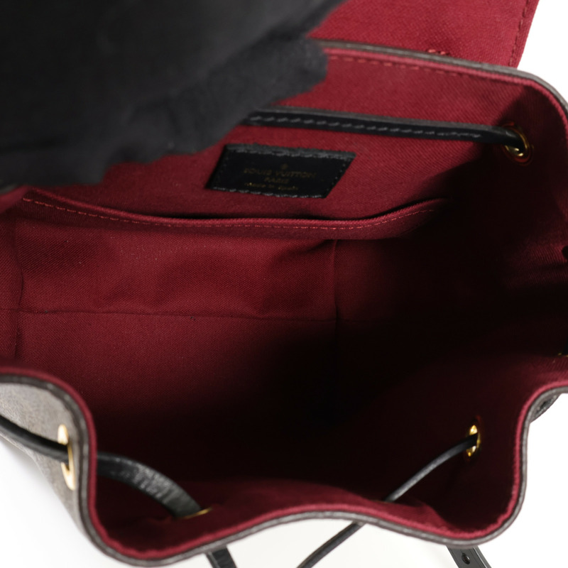 LOUIS VUITTON Monogram Montsouris BB金扣背包-4