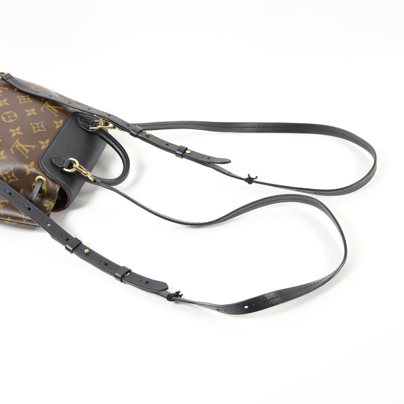 LOUIS VUITTON Monogram Montsouris BB金扣背包-6