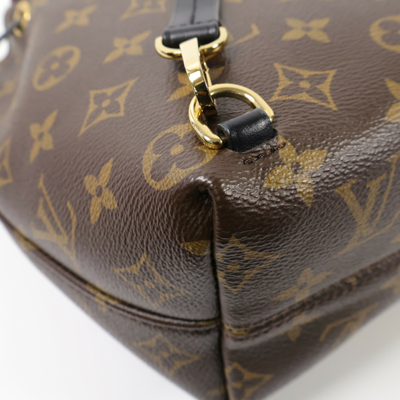 LOUIS VUITTON Monogram Montsouris BB金扣背包-9