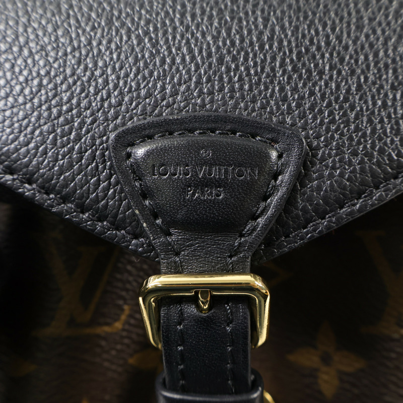 LOUIS VUITTON Monogram Montsouris BB金扣背包-13