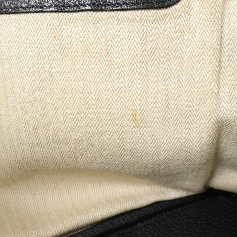 HERMES Negonda皮革GardenParty PM銀扣手挽袋Noir-10