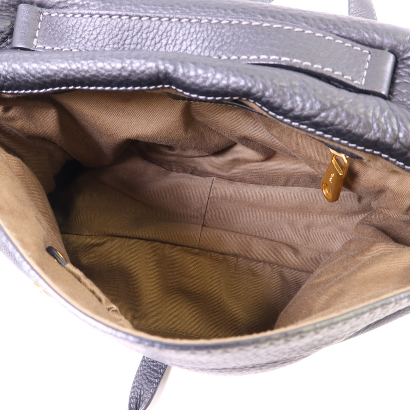 Chloe 牛皮皮革Marcie Saddle金扣肩背袋-5