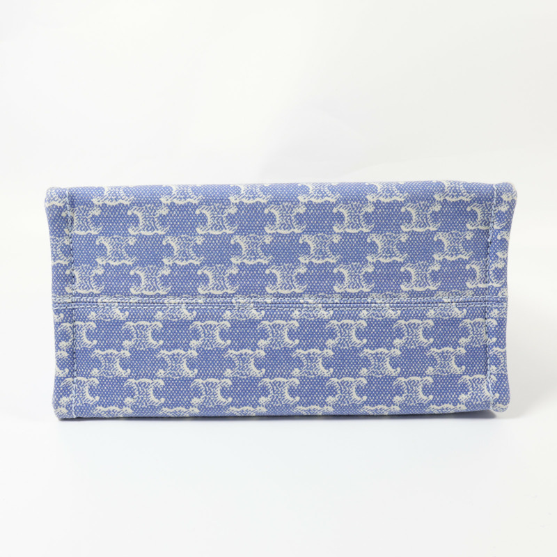 CELINE 帆布Small Cabas Thais金扣手挽肩背兩用袋-3