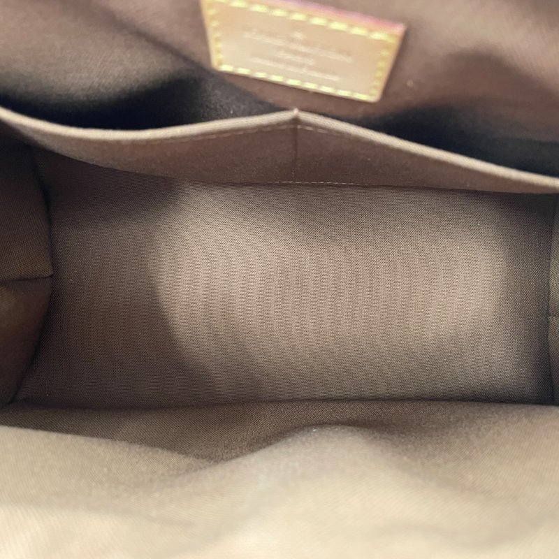 LOUIS VUITTON 路易威登 TIVOLI PM 手提包 PVC帆布 老花 棕色 金釦-10