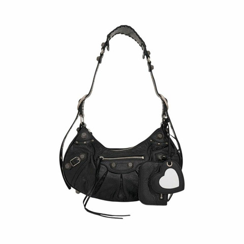 BALENCIAGA Lecagol 黑色小號單肩包 671307 1VG9Y 1000