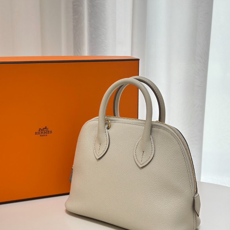 HERMES Mini bolide - 冰川白金 U-3