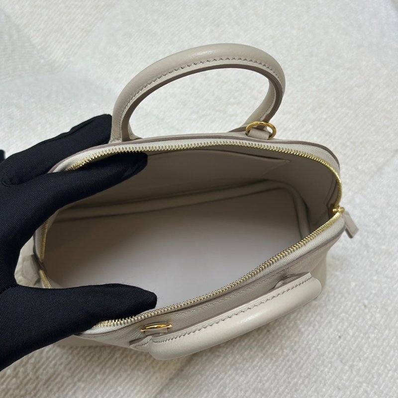 HERMES Mini bolide - 冰川白金 U-5