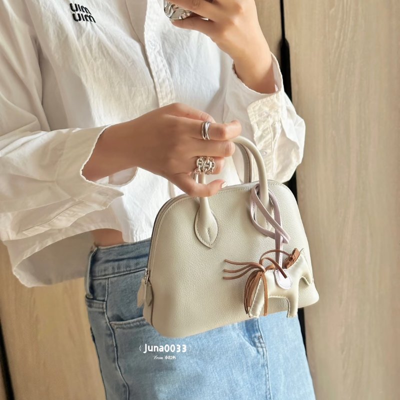 HERMES Mini bolide - 冰川白金 U-1