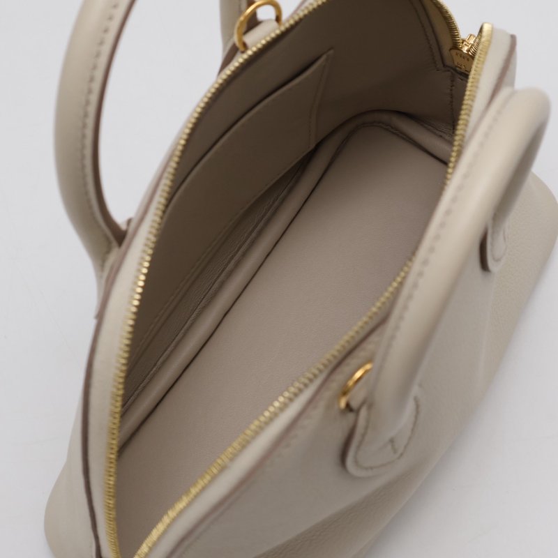 HERMES Mini bolide - 冰川白金 U-4