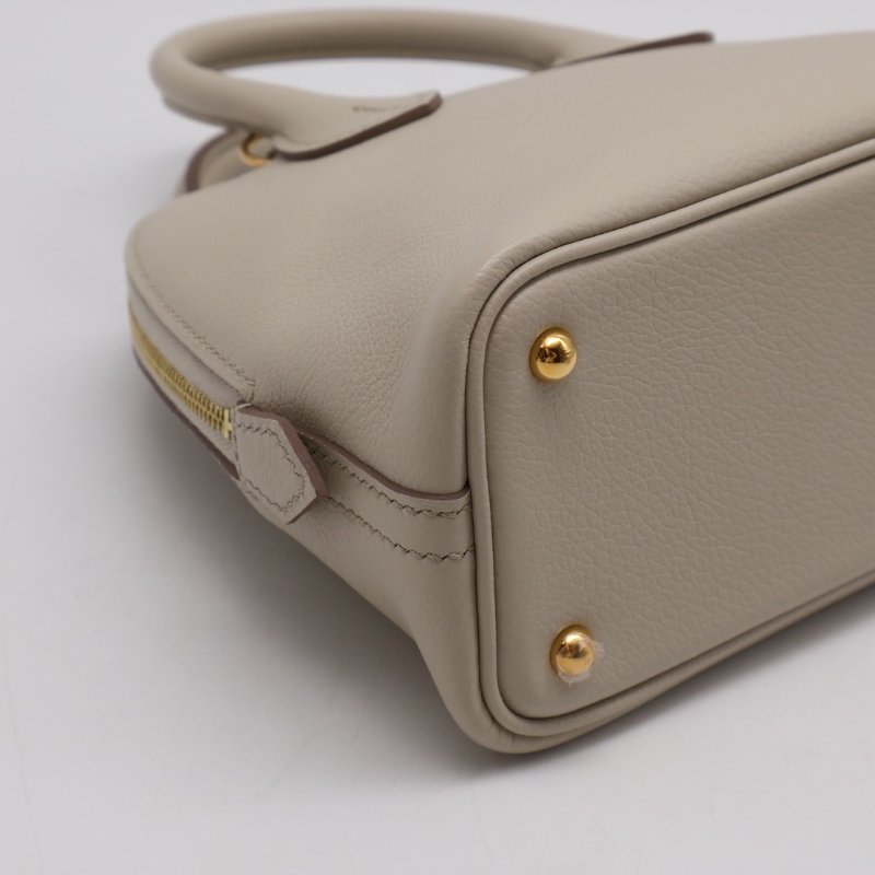 HERMES Mini bolide - 冰川白金 U-7