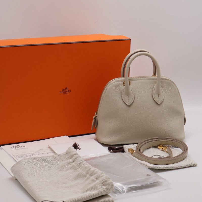 HERMES Mini bolide - 冰川白金 U-11