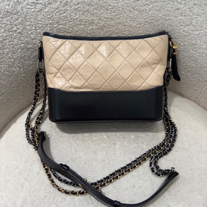 Chanel米黑流浪中號28×23×10 98新配件塵袋-1