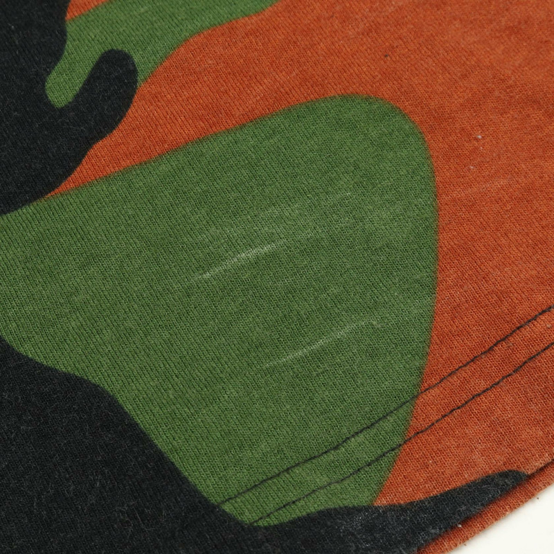 鉻心牌 MATTY BOY CAUTION 迷彩T卹，純棉，棕色卡其色，二手，男款，L碼-7