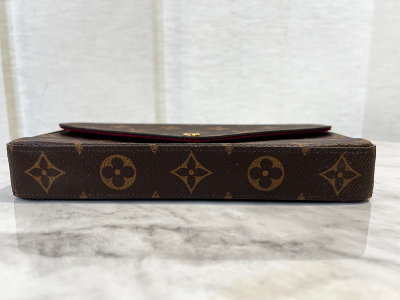 LV 原花金釦下蓋三合一鏈包M81896-3