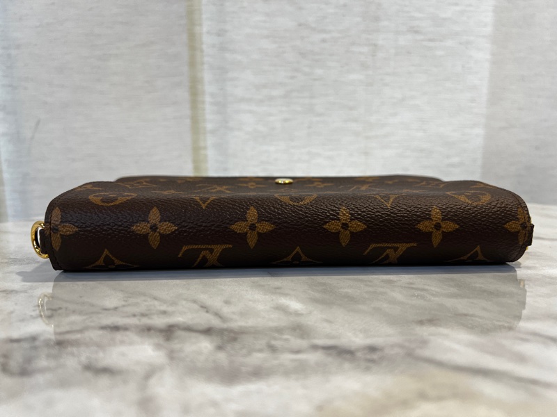 LV 原花金釦下蓋三合一鏈包M81896-5