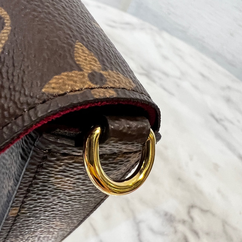 LV 原花金釦下蓋三合一鏈包M81896-13