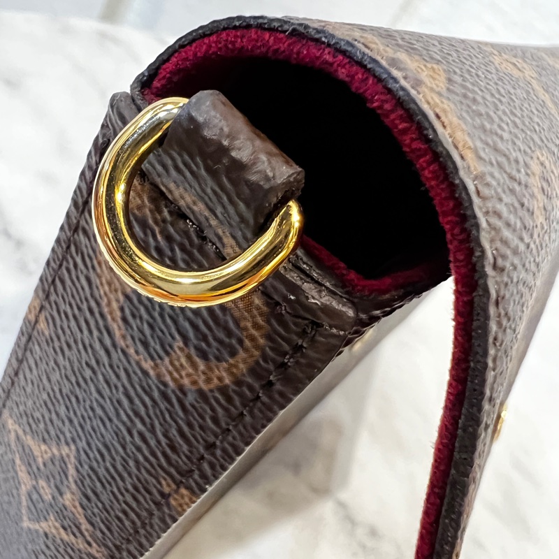 LV 原花金釦下蓋三合一鏈包M81896-14