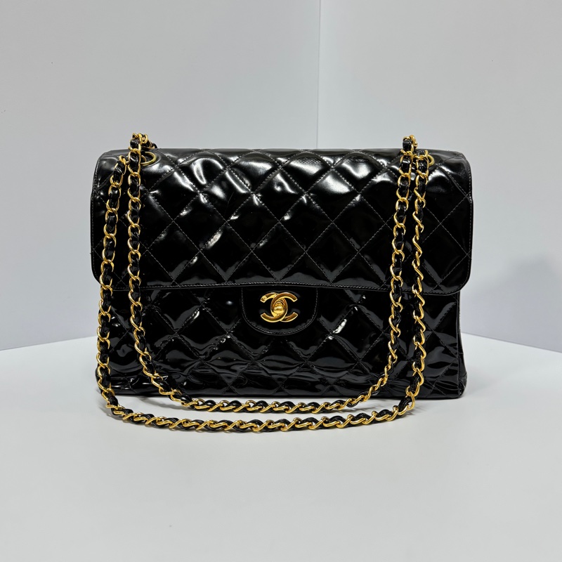 （超稀有雙面包💝） Chanel Jumbo CF30 雙子星-4