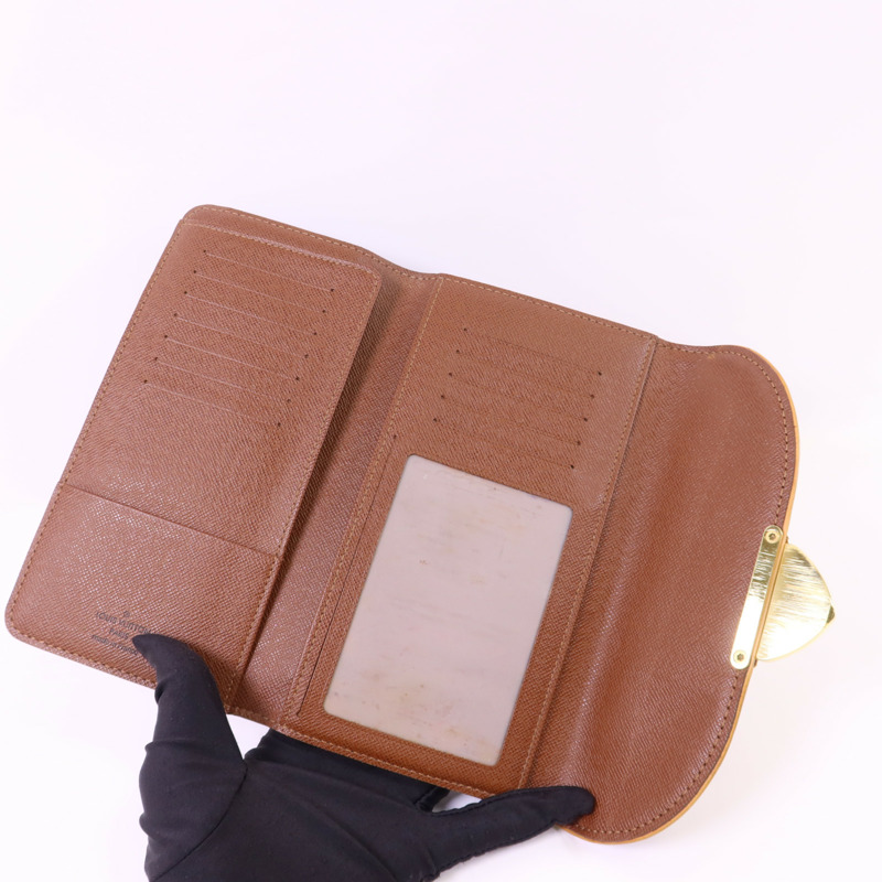 LOUIS VUITTON Monogram Portefeuille Eugenie金扣長錢包-4